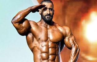 استارت هادی چوپان با ظاهر جدید برای مسترالمپیا ۲۰۲۵ + ویدئو