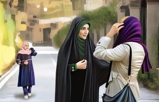  اقدام جنجالی مجری؛ رو در رو کردن بانکی‌پور طراح قانون حجاب و عفاف با یک دختر جوان با پوشش خاص! + ویدئو