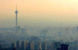 وضعیت هوای تهران نارنجی و آلوده است