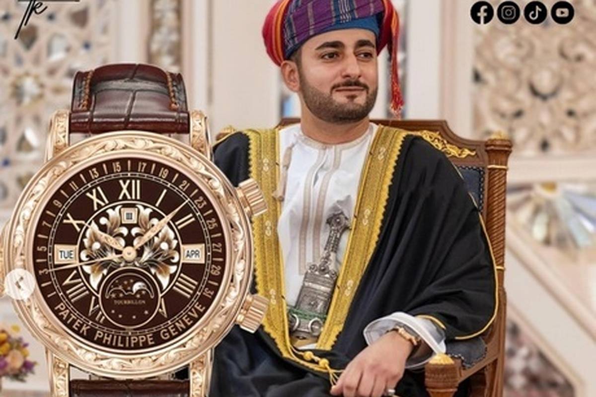 ساعت پسر سلطان عمان چقدر قیمت دارد؟