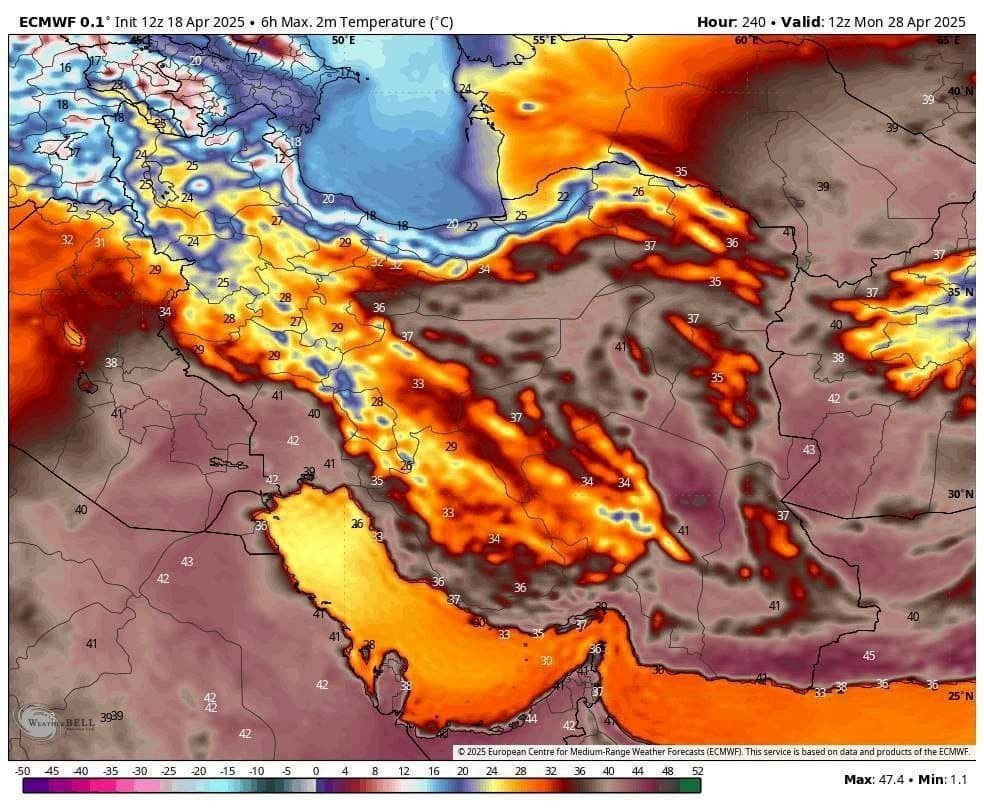 گردوخاک به تهران می‌آید؛ گرما در راه است