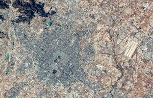 جزئیات عجیب پایتخت چین از فضا