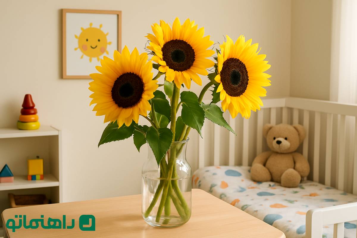 گلهای بهاری 1404: آفتابگردان، لبخند و نشاط را به اتاق بچهها میآورد