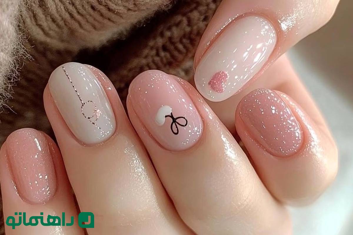 مدل ناخن ترند ۱۴۰۴؛ ۵ مدل ناخنکوتاه و شاین برای استایلهای شیک و ساده