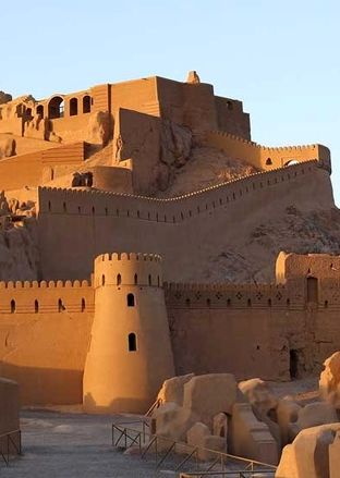 تصویری دیده نشده از شهر بم در دوره قاجار 