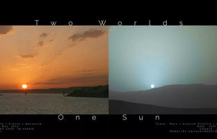 تصویر روز ناسا؛ دو جهان، یک خورشید