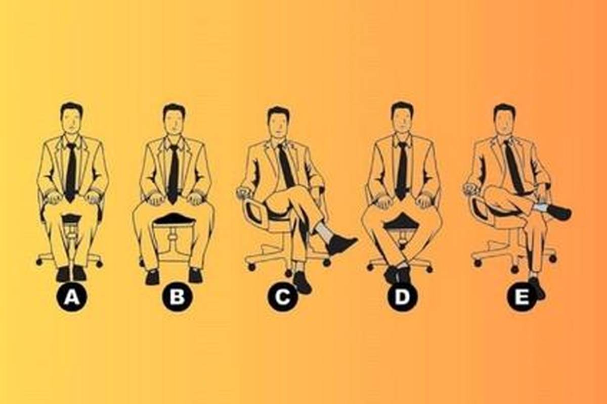 تست شخصیت: با انتخاب حالت نشستن خودتان سطح اعتماد به نفس خود را کشف کنید!