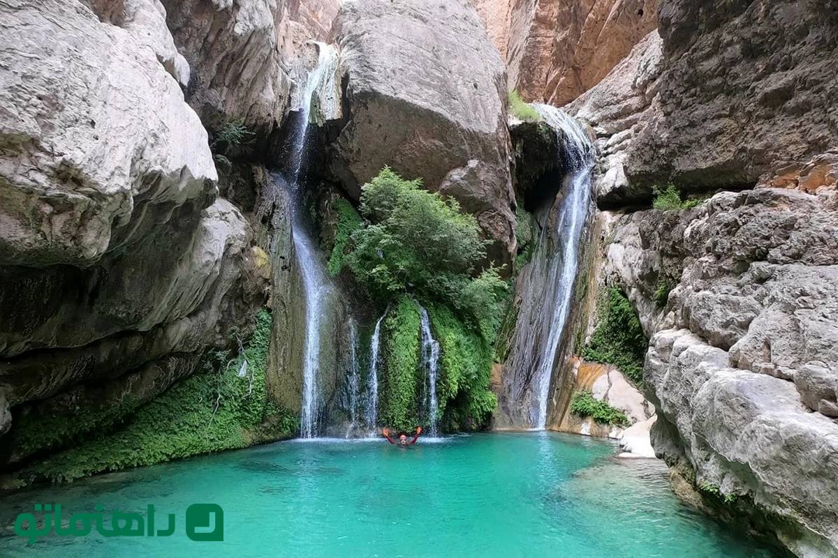 ۲ آبشار تنکابن مازندران با فضایی بهشتی برای پیکنیک