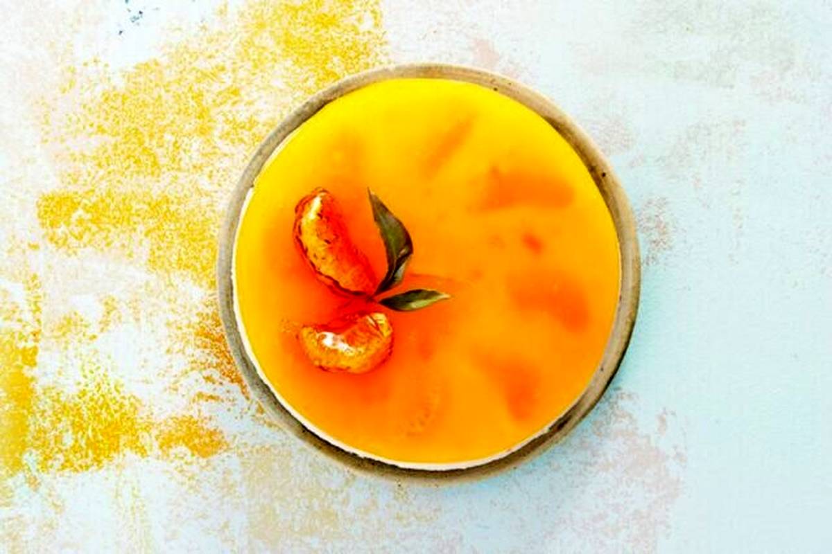 طرز تهیه چیز کیک نارنگی با عطر و بوی بی نظیر