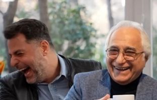 شوخی غیرمنتظره استاد شمس لنگرودی با علی ضیا + ویدئو