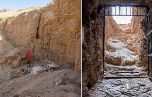 کشف تاریخی در مصر؛ مقبره گمشده فرعون باستانی پس از ۳۵۰۰ سال پیدا شد + ویدئو