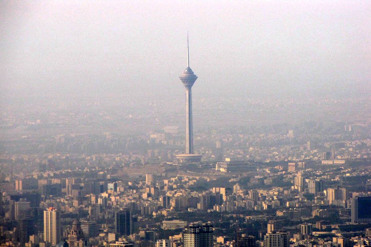 شاخص آلودگی هوای تهران؛ ۲۲ دی