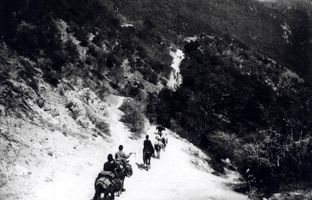 جاده اوشان فشم 130 سال قبل + تصویر