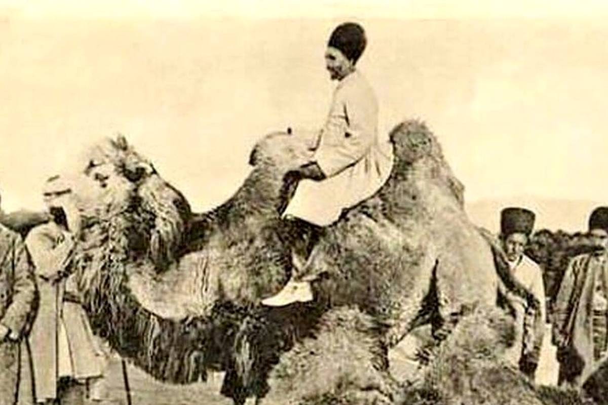 بیشترین ترافیک شترها در تهران قدیم در این خیابان بود + تصویر